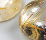 Парный рутиловый кварц 19,29 карата 