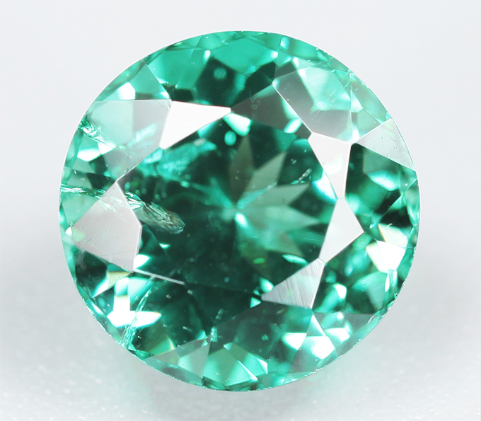 Голубовато-зеленый «неоновый» апатит 1,44 карата