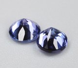 Пара чистейших танзанитов 1,01 карата