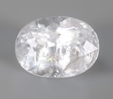 Пусеты с уральским фенакитом 1,04 карата и шпинелью