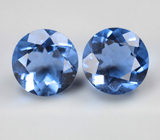 Крупная пара флюоритов со сменой цвета 12,21 карата 