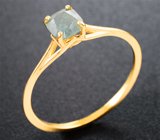 Золотое кольцо с уральским александритом 0,7 карата