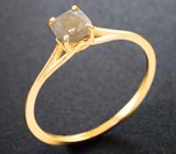 Золотое кольцо с уральским александритом 0,7 карата