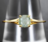 Золотое кольцо с уральским александритом 0,7 карата