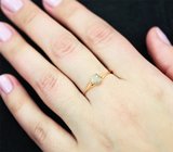 Золотое кольцо с уральским александритом 0,7 карата