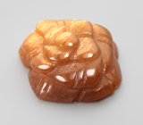 Резной солнечный камень 4,56 карата