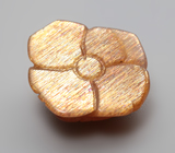 Резной солнечный камень 4,56 карата 