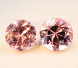 Пара редких малайа гранатов 0,44 карата 