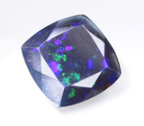 Ограненный черный опал 2,63 карата 