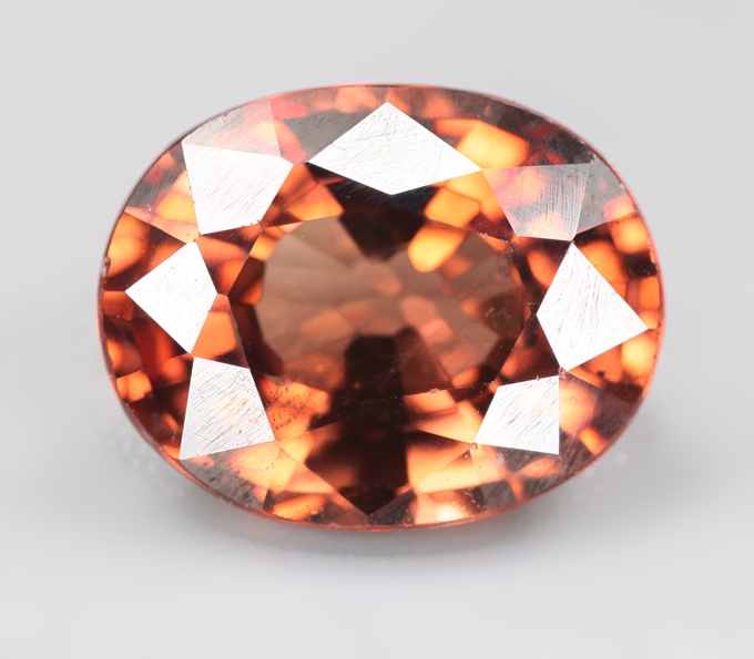 Оранжевый циркон 2,14 карата