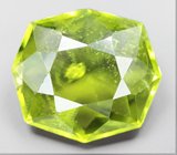 Кольцо c перидотом авторской огранки 5,75 карата