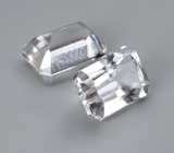 Пара данбуритов высокой чистоты 3,44 карата 