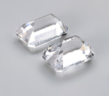 Пара данбуритов высокой чистоты 3,44 карата 