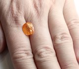 Крупный спессартин гранат цвета «фанта» 5,92 карата