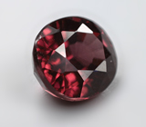 Оранжево-красный циркон высокой чистоты 3,8 карата 