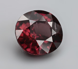 Оранжево-красный циркон высокой чистоты 3,55 карата 