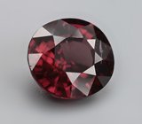 Оранжево-красный циркон высокой чистоты 3,55 карата