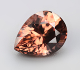 Оранжевый циркон высокой чистоты  2,91 карата 