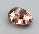 Оранжевый циркон высокой чистоты 2,14 карата 