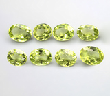 Набор из 8 перидотов 4,17 карата 