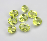 Набор из 8 перидотов 4,17 карата 