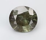 Перидот с включениями рутила 2,34 карата 