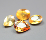 Набор из 4 сапфиров 1,01 карата 