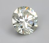 Пастельно-желтый муассанит 1,03 карата