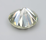 Пастельно-желтый муассанит 1,03 карата 