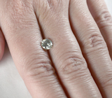 Пастельно-желтый муассанит 1,03 карата 