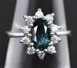 Комплект с александритами 2,67 карата и бриллиантами