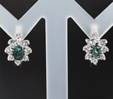 Комплект с александритами 2,67 карата и бриллиантами