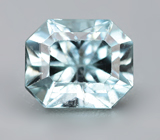 Редкий голубой турмалин высокой чистоты 1,05 карата 