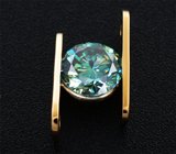 Золотой кулон с чистейшим муассанитом 1,17 карата