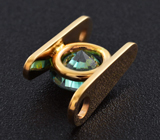 Золотой кулон с чистейшим муассанитом 1,17 карата Золото