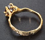 Золотое кольцо с чистейшим цирконом 2,42 карата Золото