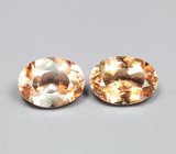 Пара андалузитов 0,95 карата