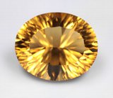 Чистейший крупный цитрин 20,31 карата 