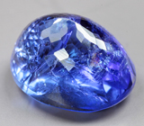 Крупный насыщенный танзанит 10,57 карата 