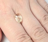 Орегонский солнечный камень авторской огранки 2,74 карата! Эффект Шиллера