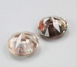 Пара орегонских солнечных камней 1,63 карата! Эффект Шиллера