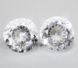 Редкая пара поллуцитов 2,83 карата 