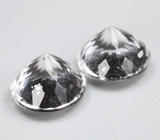 Редкая пара поллуцитов 2,83 карата 