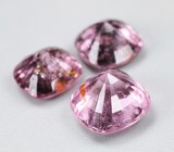 Крупный набор из 3 "неоновых" шпинелей 4,98 карата