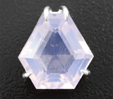 Кулон с чистейшим лавандовым аметистом авторской огранки 4,88 карата Серебро 925