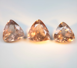 Крупный набор из 3 скаполитов со сменой цвета 6,28 карата 