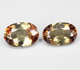 Пара андалузитов 1,36 карата 