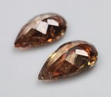 Пара андалузитов 1,33 карата 