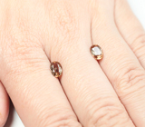 Пара андалузитов 1,37 карата 