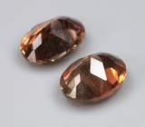 Пара андалузитов 1,37 карата 